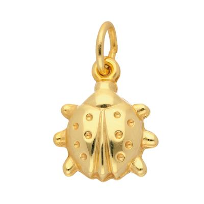 Kettenanhänger ADELIA´S "585 Gold Anhänger Marienkäfer", gold, Schmuckanhänger, Damen, Gold, Kettenanhänger, 585 Gold Goldschmuck für Damen