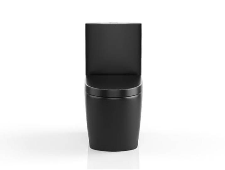 Vente-unique - Stand WC Nagilam Keramik Schwarz 39 cmx69 cm Robust  langlebig und pflegeleicht dank Keramik