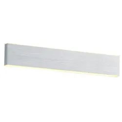 Hell LED-Wandleuchte Delta Alu, Eisen, Stahl & Metall Grau Alu