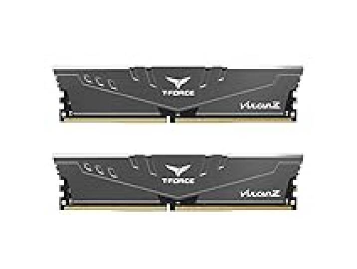 TEAMGROUP Team T-Force Vulcan Z DDR4 Gaming Memory, 2 x 16 GB, 3600 MHz, 288 Pin DIMM, Grey