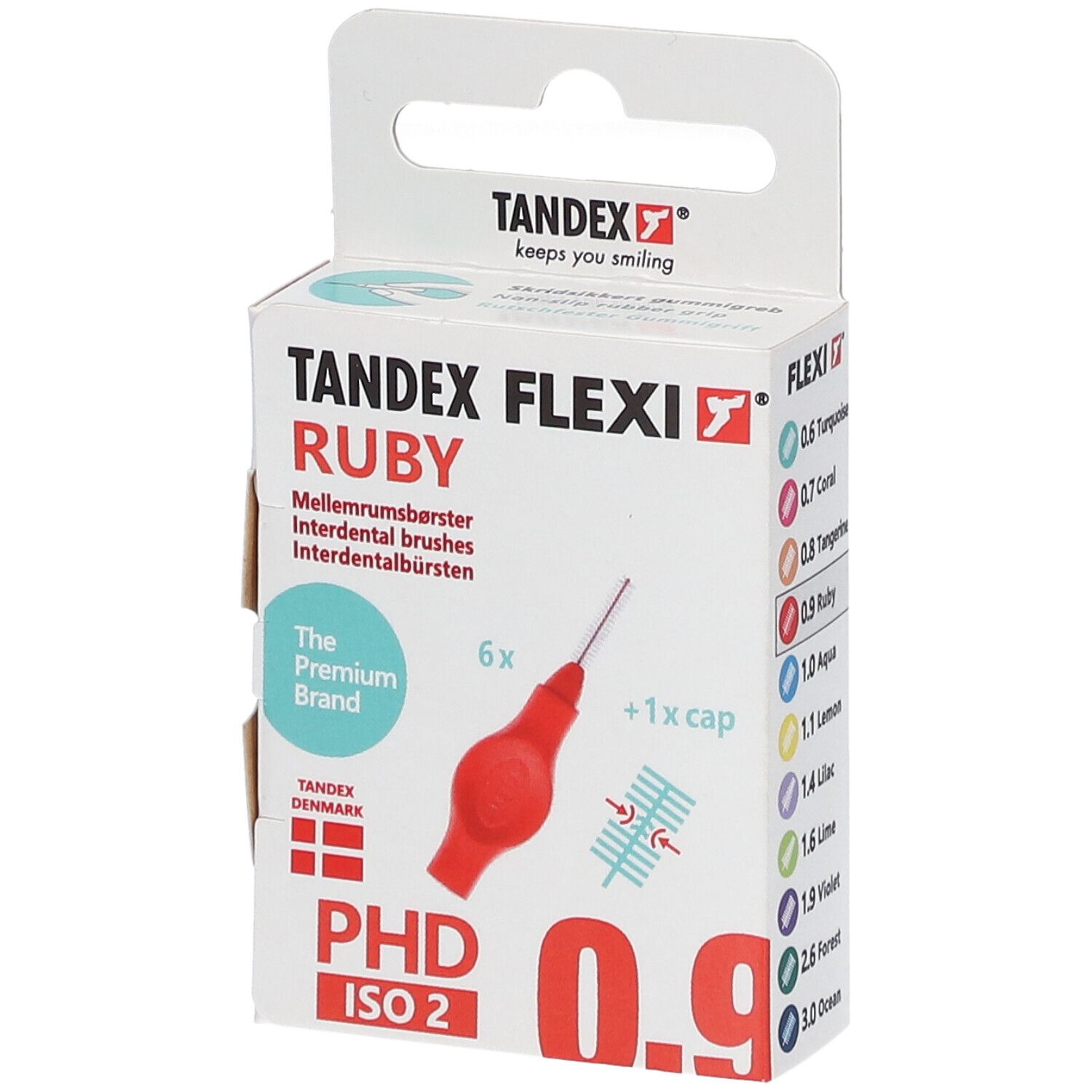 Flexi Interdentale Borstel Red Super Fine 6 St Zahnbürste