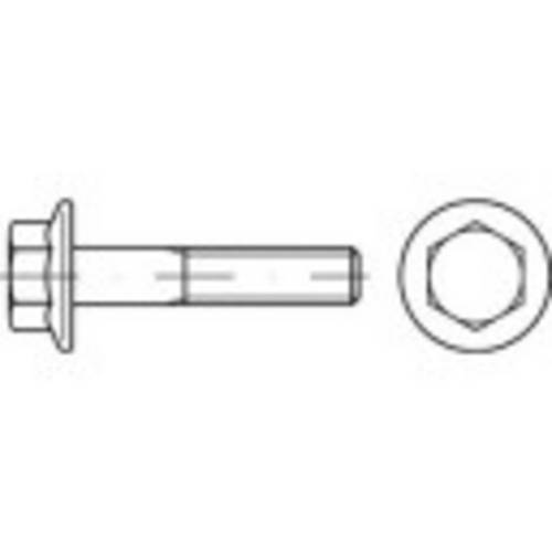 TOOLCRAFT 139608 Sechskantschrauben mit Flansch M8 20mm Außensechskant DIN 6921 Stahl 200St.