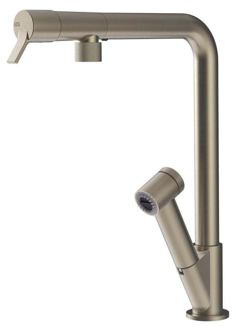 Gessi 60640, Standard, Nickel, Hebelgriffe, Einzelbild, Typ L, 180°