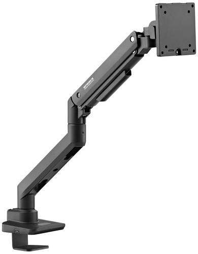 SpeaKa Professional SP-MM-970 Monitorhalterung 1 Display(s) 43,2cm (17") - 124,5cm (49") Schwarz Höhenverstellbar, Neigbar