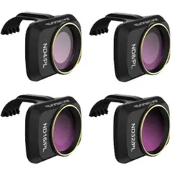 Sunnylife Set of 4 filters ND-PL 4/8/16/32 (Drohnen Filter, DJI Mini 2, DJI Mini 2 SE), Drohne Zubehör