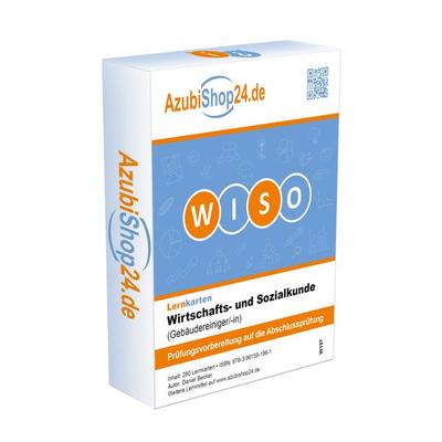Lernkarten Wirtschafts- und Sozialkunde Gebäudereiniger Prüfungsvorbereitung Wiso Prüfung, Nonbook von Daniel Becker, Princoso, 978-3-96159-196-1