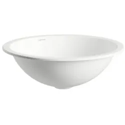 Laufen FORM Einbauwaschtisch H513FM30001121 400x400x140 mm, rund, ohne Hahnloch, ohne Überlauf, weiß