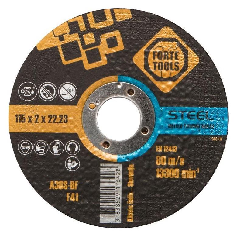Forte tools CUTTING DISC115X2.0X22.23 MM FORTE TOOL (37750819)