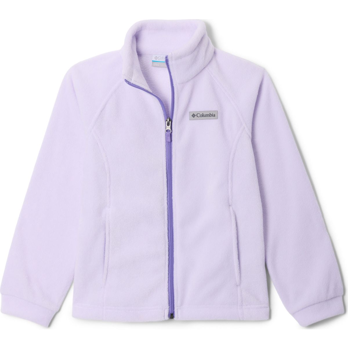 Columbia Girls' Benton Springs Fleece Jacket purple tint (568) S 151063-1510631-568-S