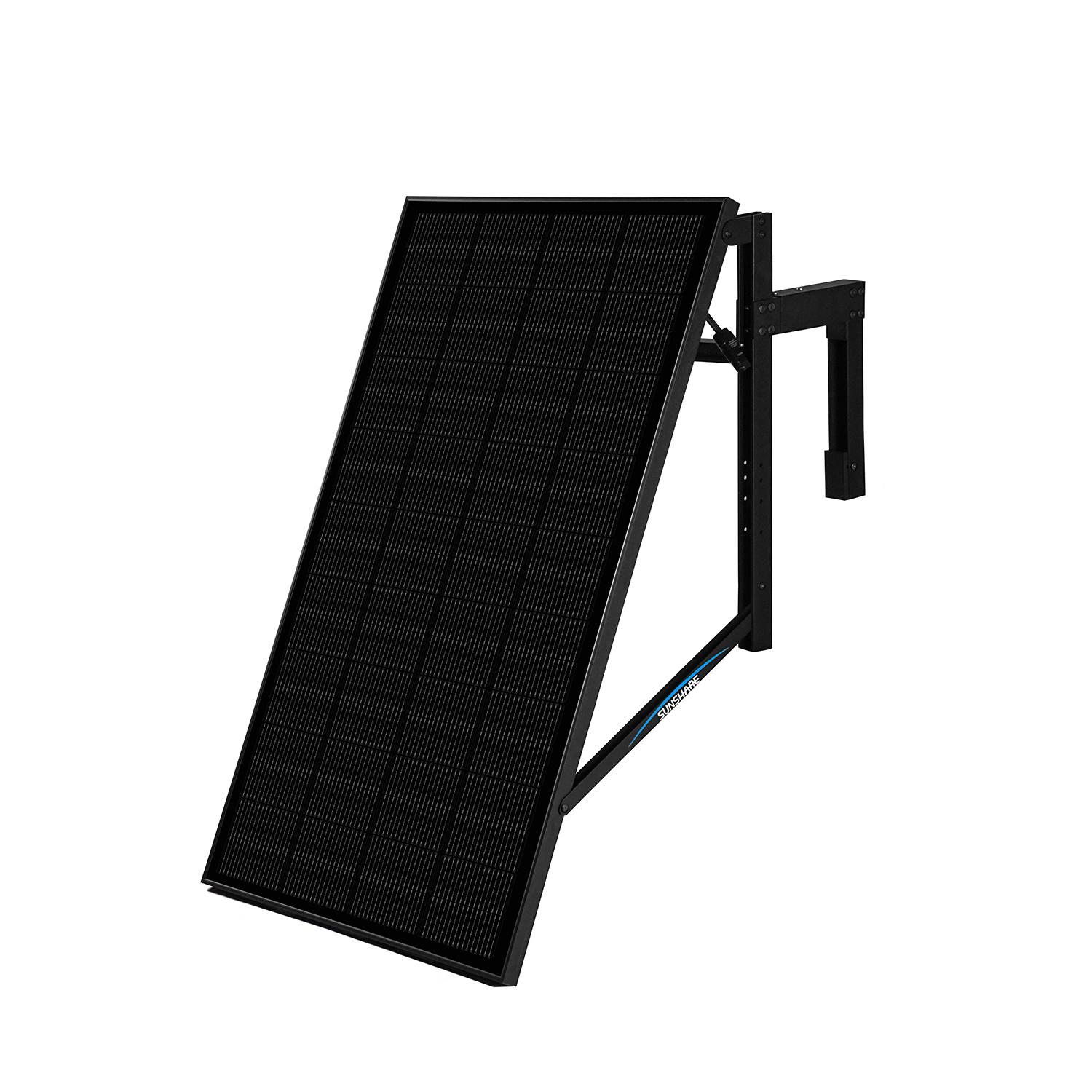 Sunshare Ray Balkonkraftwerk 800W für Beton-Balkon - Solaranlage Komplettset Plug&Play mit Wechselrichter & Schuko-Stecker