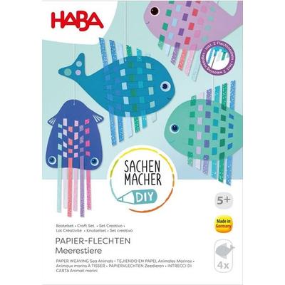 HABA 2013220 - SachenMacher DIY: Papier-Flechten Meerestiere, Bastelset