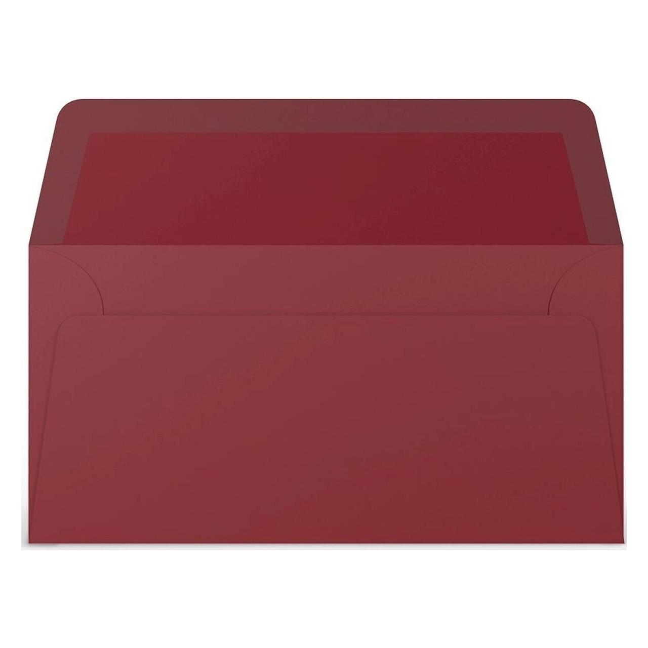 Magni 220702572 - Coloretti Briefumschläge, 80 g/m², DIN lang, rosso, 5 Stück (DL, 5x) (220702572)