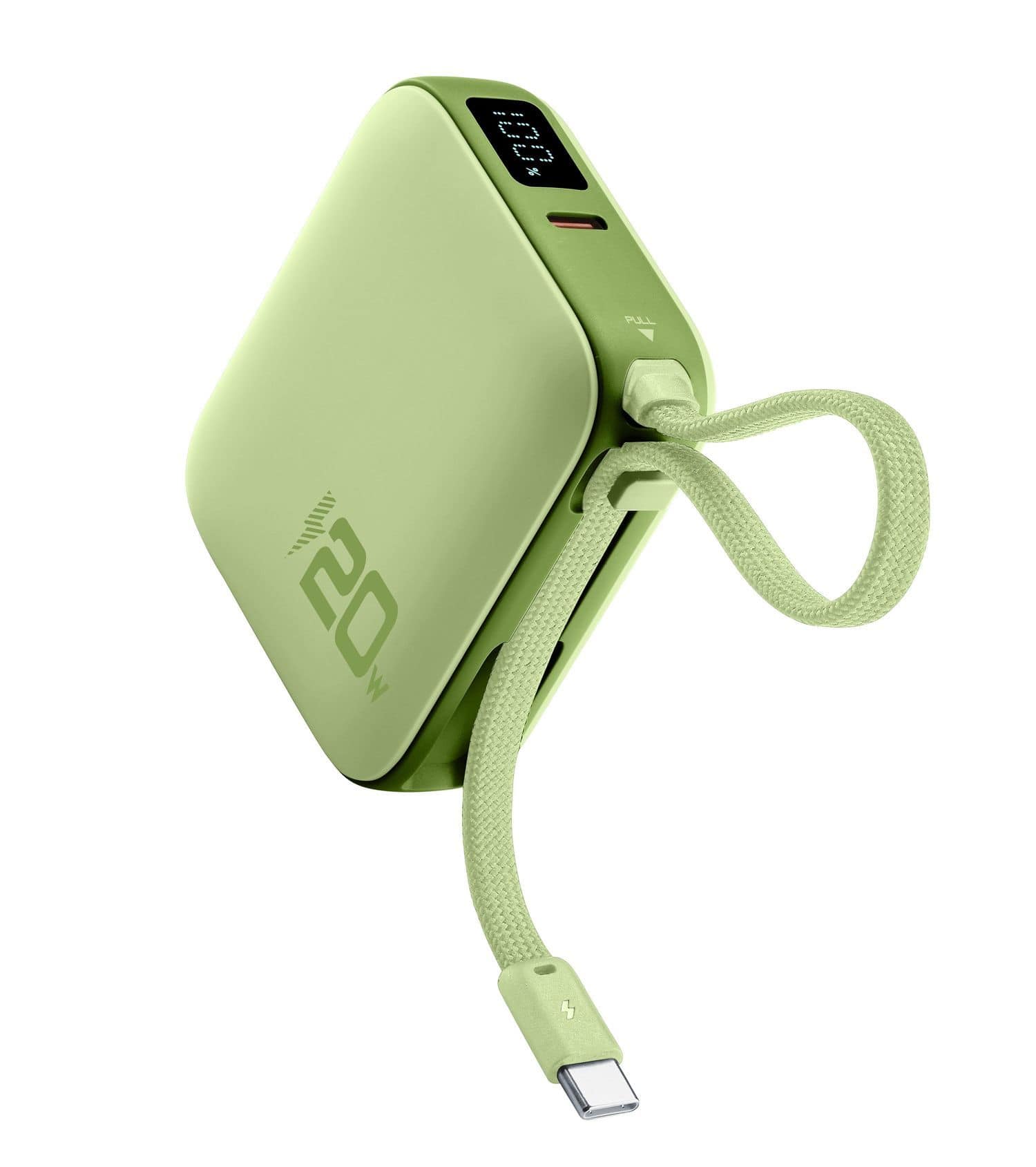 Cellular Line Pocket 10000 mAh Powerbank USB Typ-C (Grün) PBPOCKET10000G