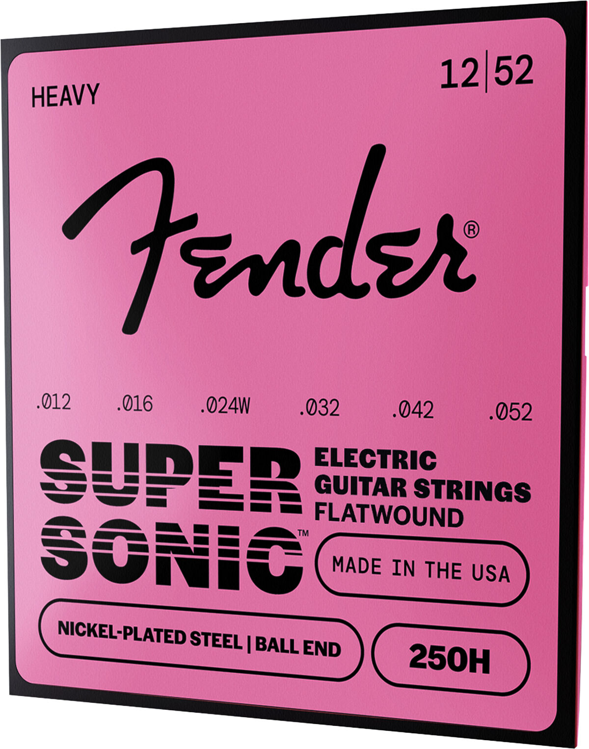 Fender SuperSonic 50H Flatwound Stainless Steel Ball End .012-.052