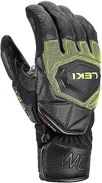 LEKI Herren Skihandschuhe WCR Coach 3D schwarz   10 M
