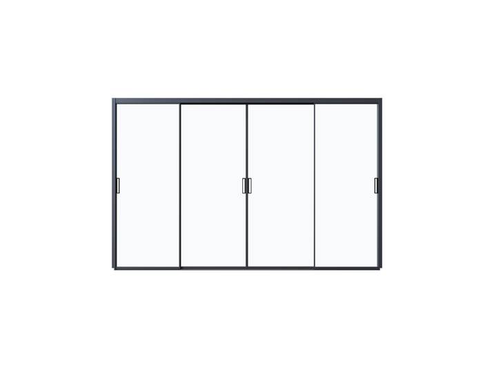 Kit panneaux en verre 4 mètres pour pergola Ombréa
