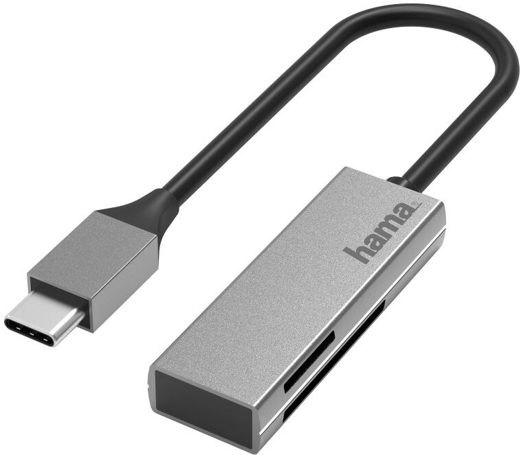Hama 00200131 card reader USB 3.2 Gen 1 (3.1 Gen 1) Type-C Silver