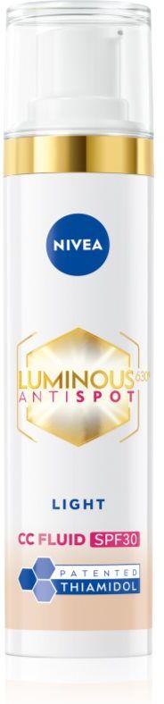 NIVEA Luminous 630 Anti Spot brightening CC cream SPF 30 shade Light 40 ml