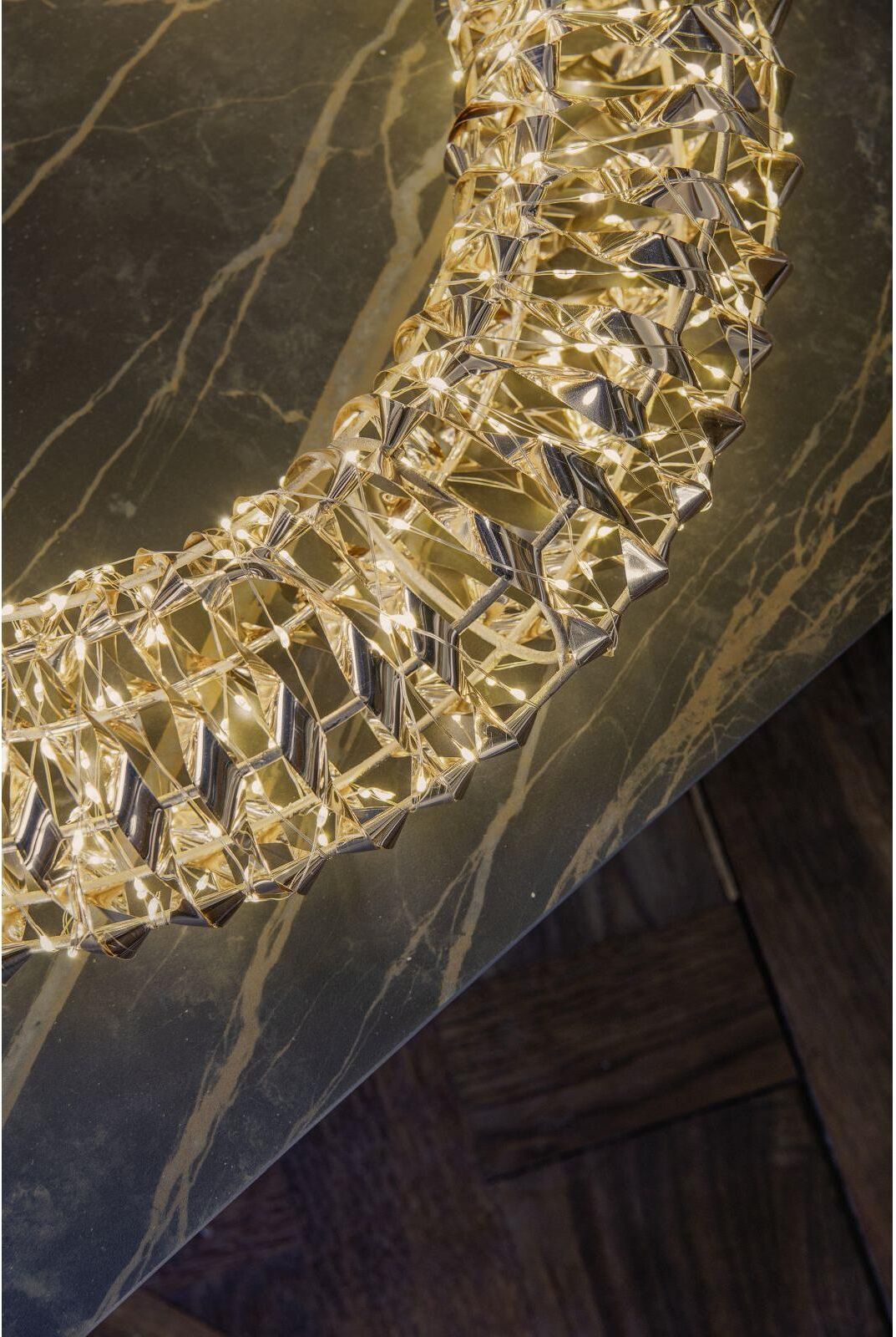 STT LED Dekofigur "wreath, 60", gold (goldfarben), Ø 60cm, Leuchten, LED Dekofigur goldfarben Ø 60cm