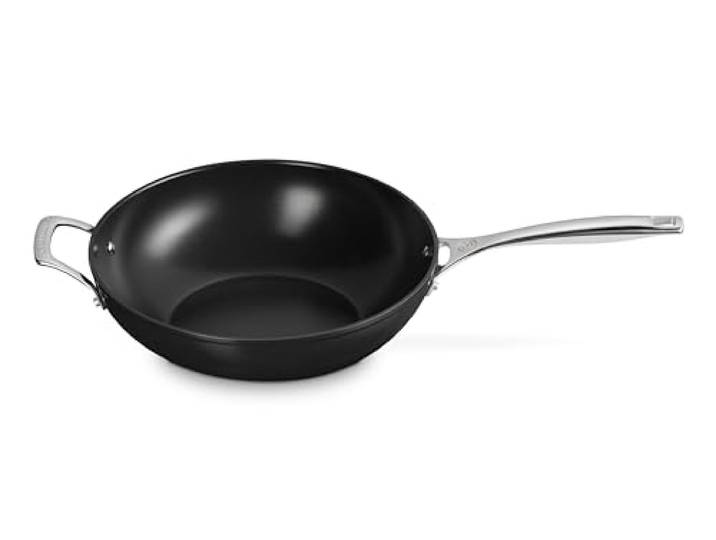 LE CREUSET Wok Pan Essential Antihaft-Keramik – ø 30 cm / 4,7 Liter – Keramik-Antihaftbeschichtung