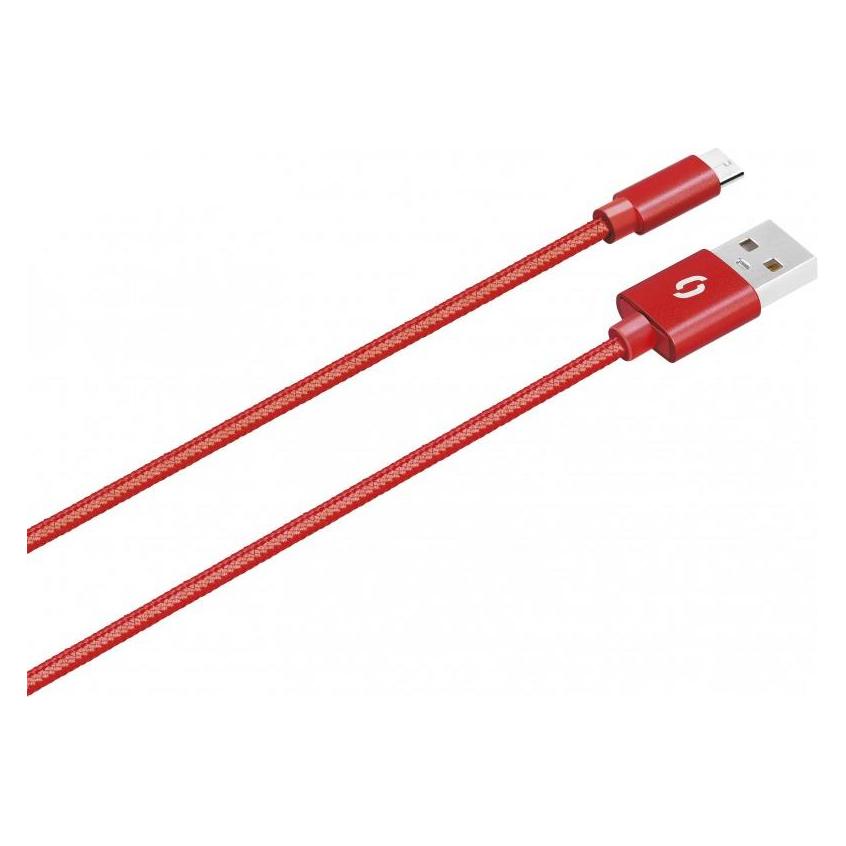 Aligator PREMIUM kabel, Micro USB, Äervený (0.50 m) (DATKP36)
