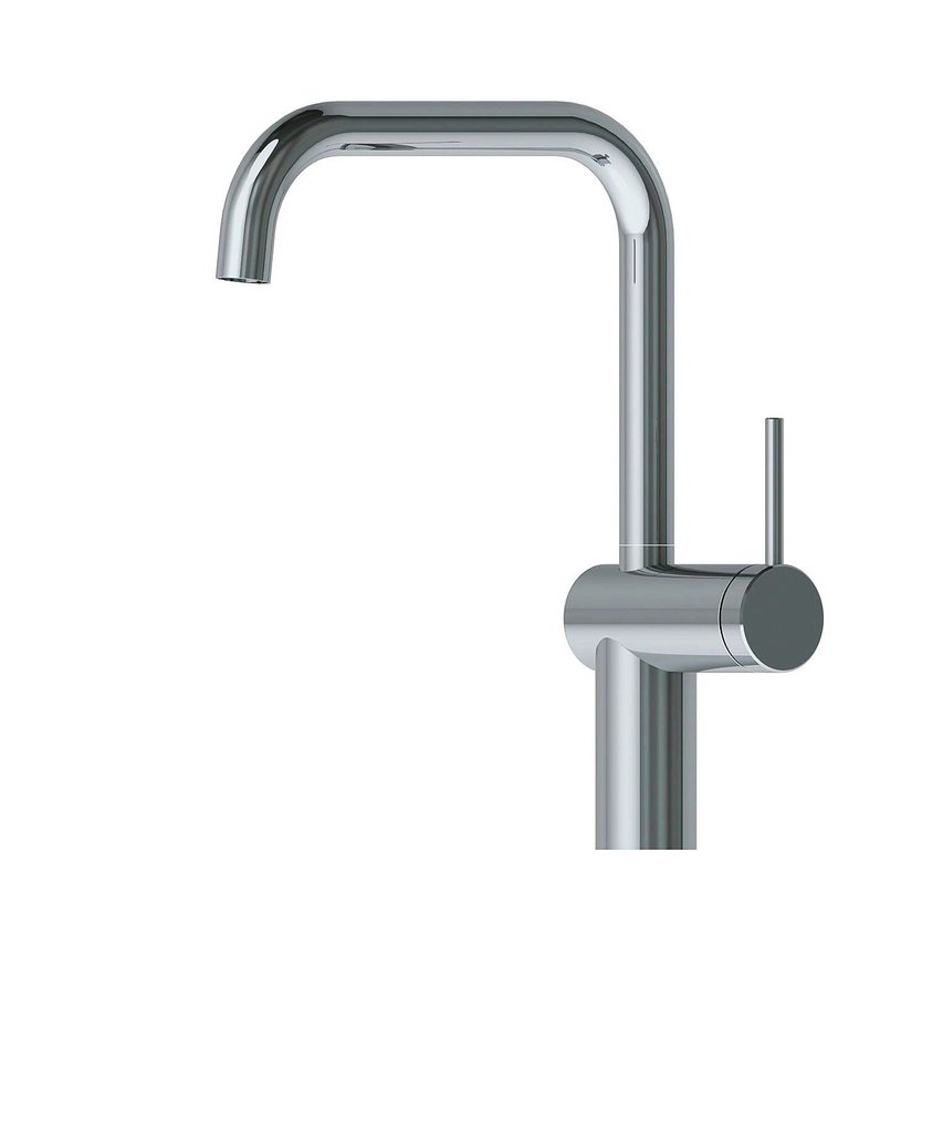 KWC Livello 4E Fensterarmatur, Spültischarmatur, Edelstahl, Hochdruck