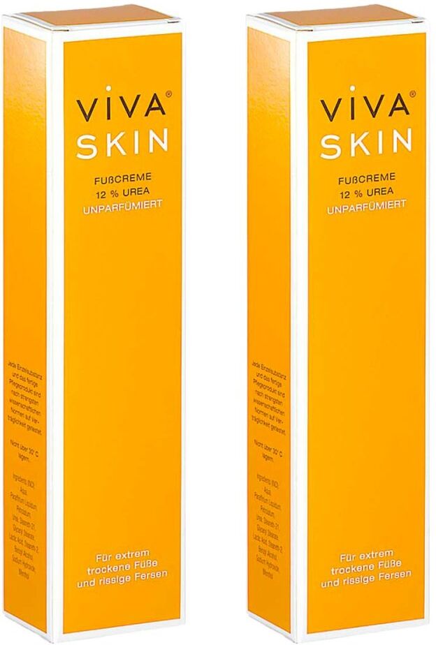 VIVA SKIN Fußcreme Urea 12% 2x100g