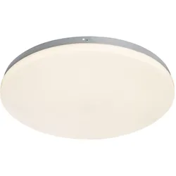 Deckenleuchte Deckenlampe Wohnzimmerlampe Metall Weiß warmweiß LED D 37 cm