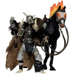 McFarlane Spawn figurine Bloodaxe avec cheval (Spawn: The Dark Ages) ( 30th Anniversary) (Gold L