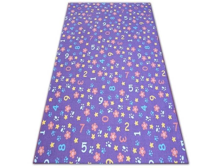 Tapis enfant - MARQUE - Numbers - 250x350 cm - Violet - 100% Polyamide