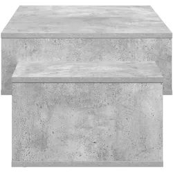 vidaXL, Couchtisch + Beistelltisch, Tucker (105 x 50 x 32.50 cm)