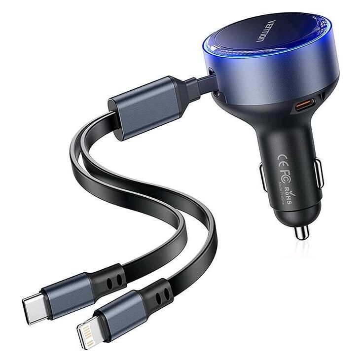 Vention FFOB0 USB-C car charger + USB-C/Lightning 30W cable (FFOB0)