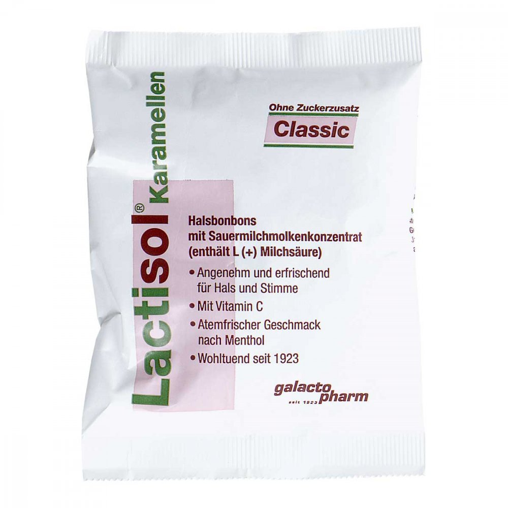 Galactopharm Dr. Sanders GmbH & Co. KG. Lactisol Karamellen Classic ohne Zucker 12485623