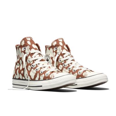 Sneaker CONVERSE "CHUCK TAYLOR ALL STAR COW PRINT", Damen, Gr. 37,5, unearthed, egret, unearthed, Textil, Schuhe Sneaker