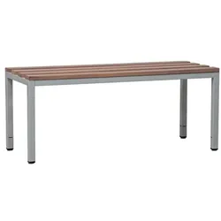 Gürkan Sitzbank 1,20 m grau, 120x40 cm