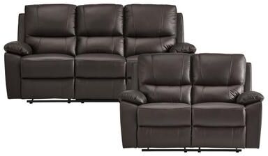 Fremont & Park Harrington 2-Piece Faux Leather Manual Reclining Living Room Sofa Set