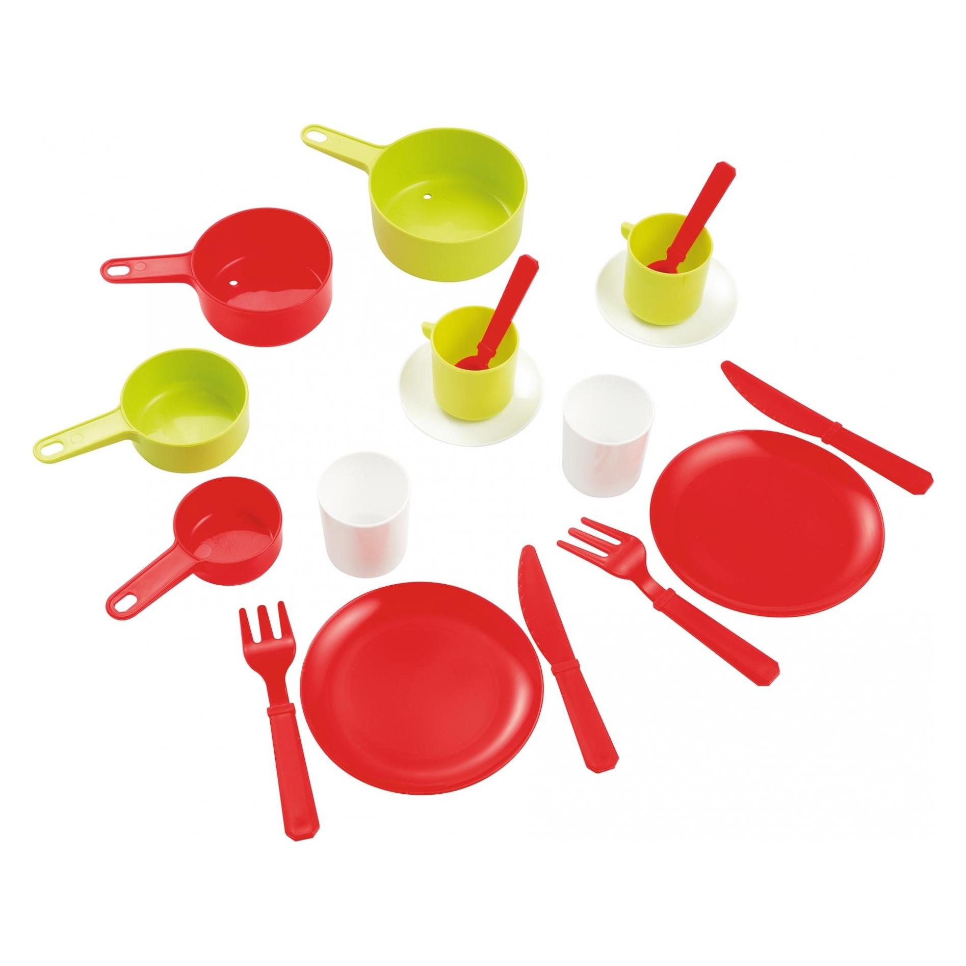 Ecoiffier Chef Pan mit Geschirr (7600000973)