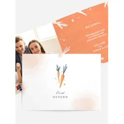 Osterkarten selbst gestalten mit Spruch und Fotos im Onlinedesigner bei Meine-Kartenmanufaktur.de