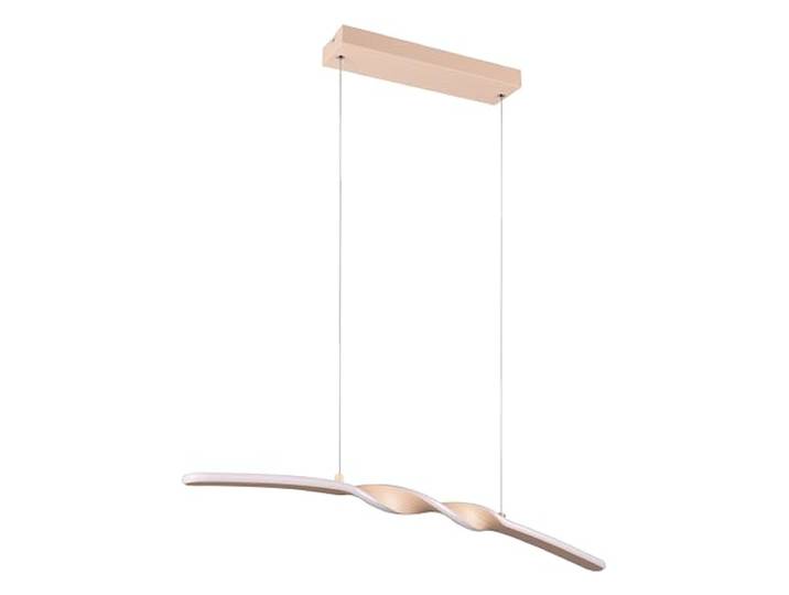 Reality Leuchten LED Pendelleuchte Ginko R35791166, Metall sandfarbig, inkl. 18 Watt LED