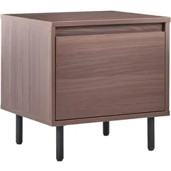 NACHTTISCH mit 1 Schublade Dunkelbraun Nikea