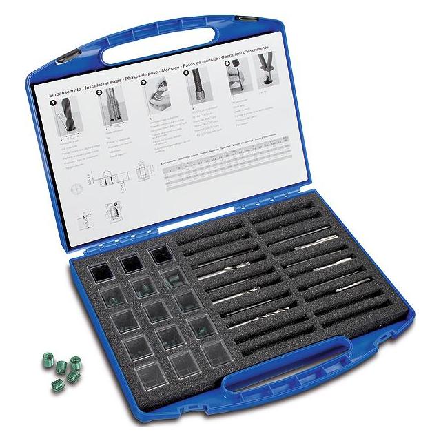 Böllhoff Helicoil plus M 6 - M 10 Edelstahl A2 Rep. Sortiment (41865000001)