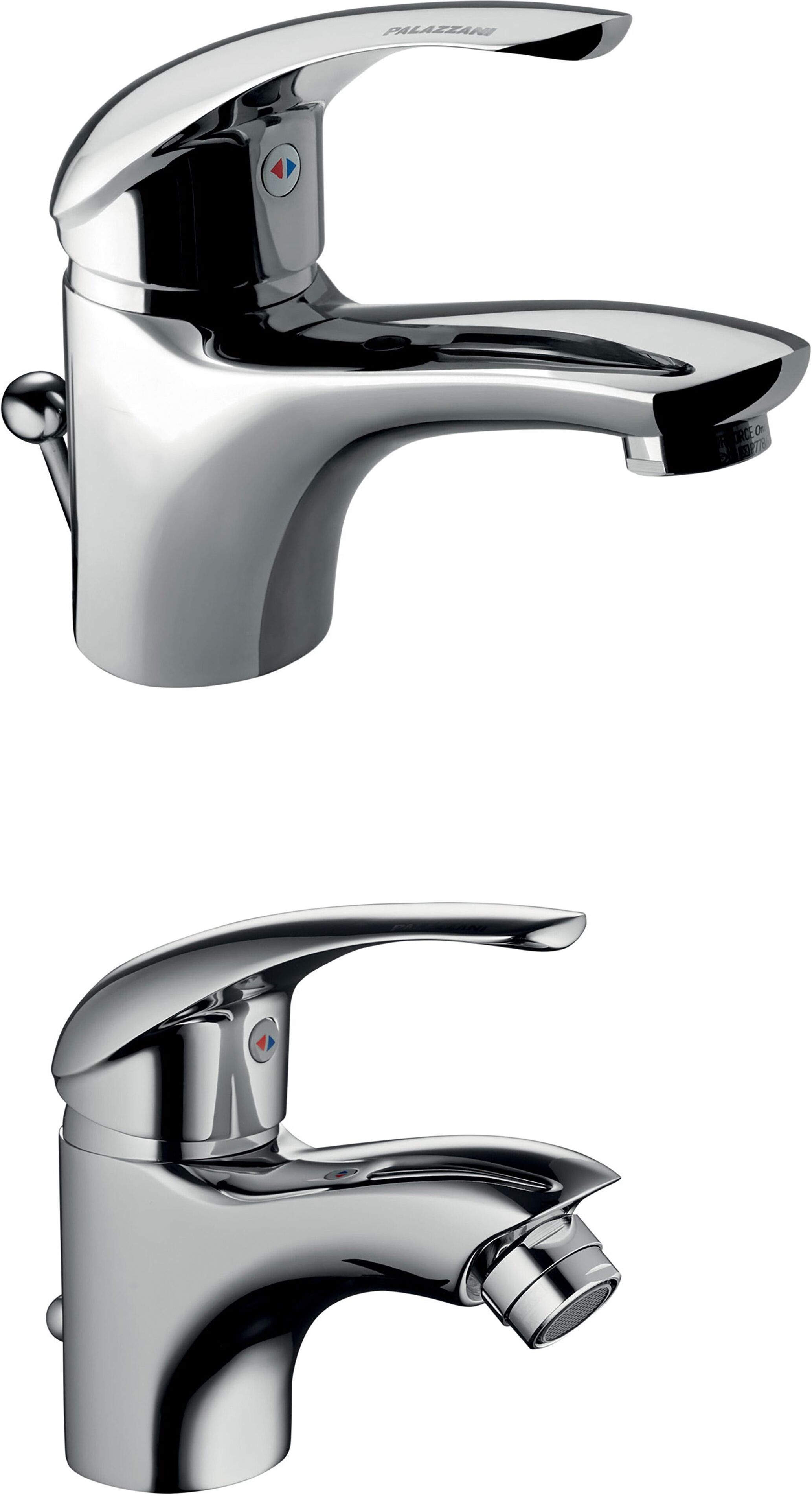 Palazzani KIT MISCELATORI  CAPRI LAVABO E BIDET CROMO CARTUCCIA Ø 40 mm