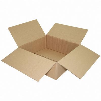 VEPATIM 2x Faltkarton 350x350x130mm 1-wellig braun