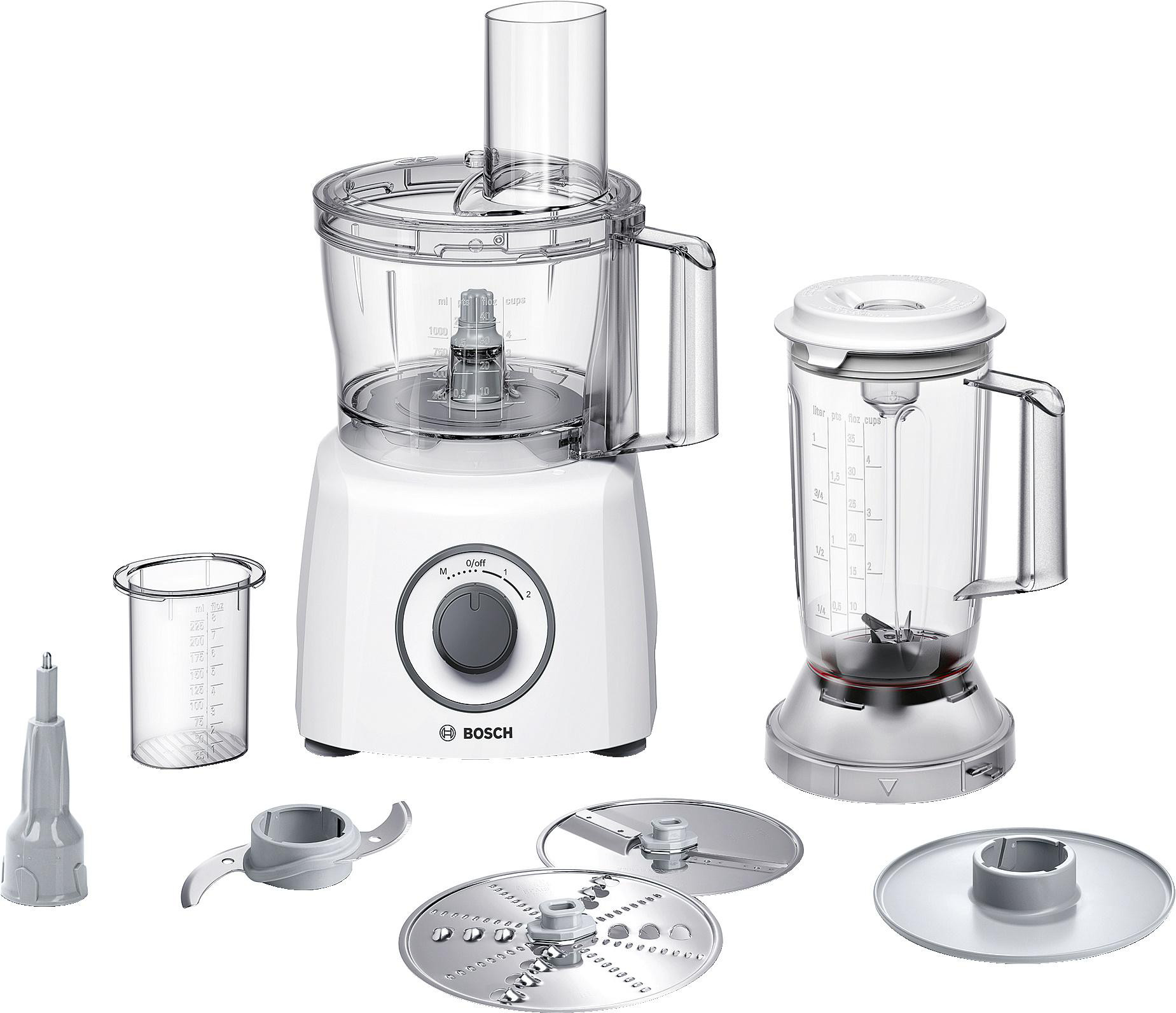 Bosch MCM3200W Foodprocessor MultiTalent 3 weiß / grau