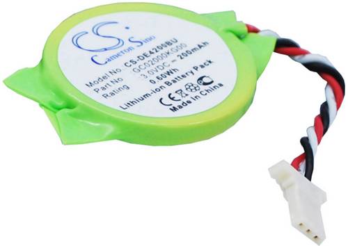 CS Cameron Sino BackUp-Zelle ersetzt Original-Akku (Original) GC02000KG00 Dell 3V 200 mAh