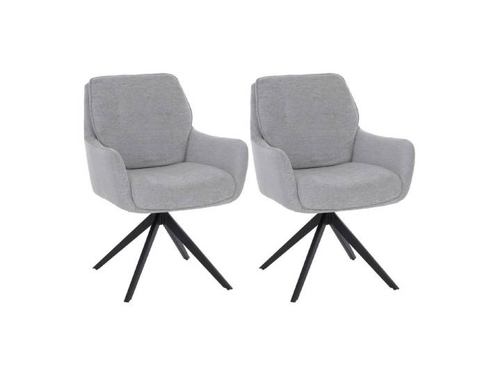 MCW Esszimmerstuhl MCW-Q37-M (2er-Set), Integrierte Fußbodenschoner
