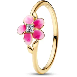 Pandora 163844C01 Damenring Disney Vaiana (Moana) Blume Goldfarben, 54/17,2