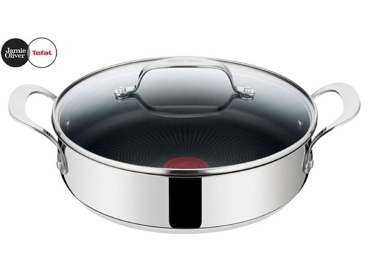 JAMIE OLIVER TEFAL Schmortopf KITCHEN ESSENTIALS Ø25cm polypropylen schwarz