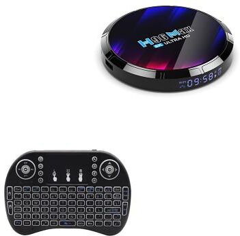 LightInthebox Android 13.0 TV Box H96 Max, RK3528 Quad-Core 8K UHD Smart Streaming Media Player, WiFi 6 Dual 2.4G/5G, BT, 3D, OTA, Support Airplay/DLNA/Miracast