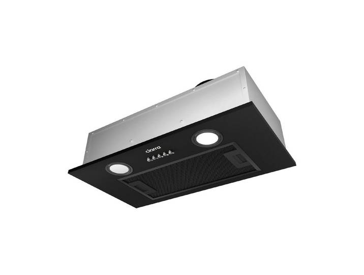 CIARRA Unterbauhaube 52cm Einbauhaube für Küchenschrank 300 m³/h Abluft VMB5913A Einbau-Dunstabzugshaube 52 cm aus Edelstahl 3 Stufen mit LED